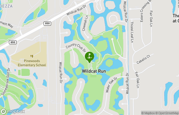 Wildcat Run Golf and Country Club map