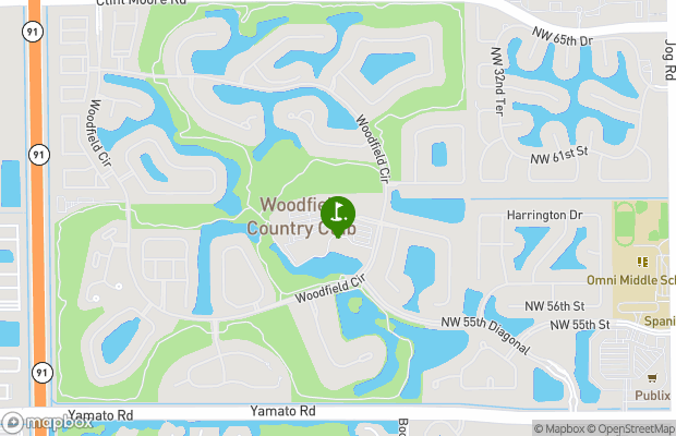Woodfield Country Club map