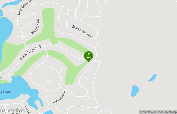 Golden Eagle Country Club map