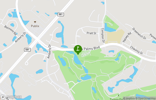 Tampa Palms Golf and Country Club map