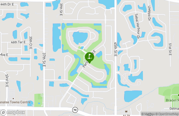 Peridia Golf and Country Club map