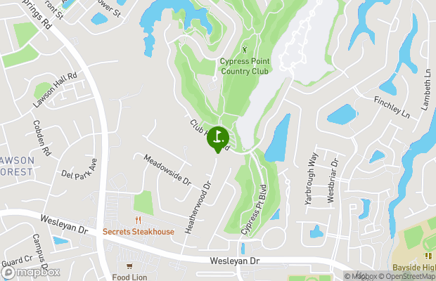 Cypress Point Country Club map