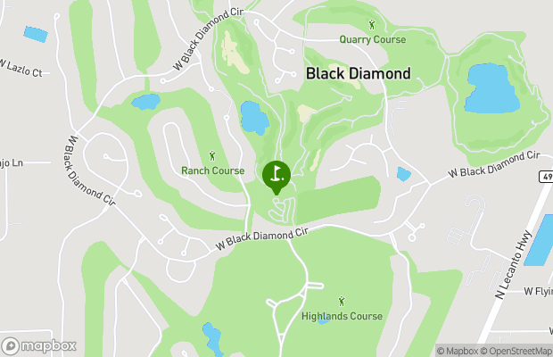 Black Diamond Ranch Golf Course map