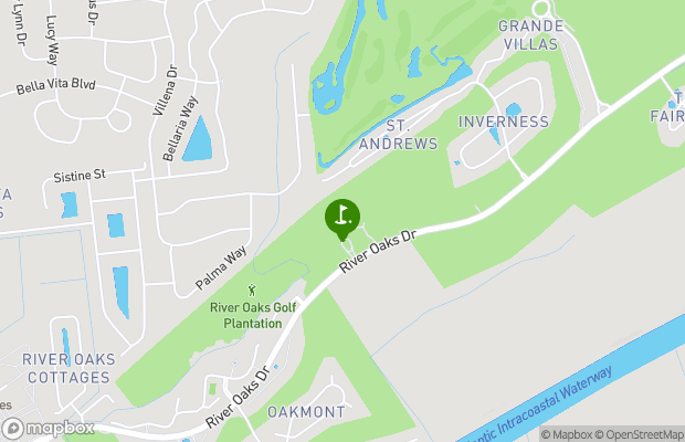 River Oaks Golf Plantation  map