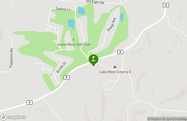 Indian Rock Golf Club map