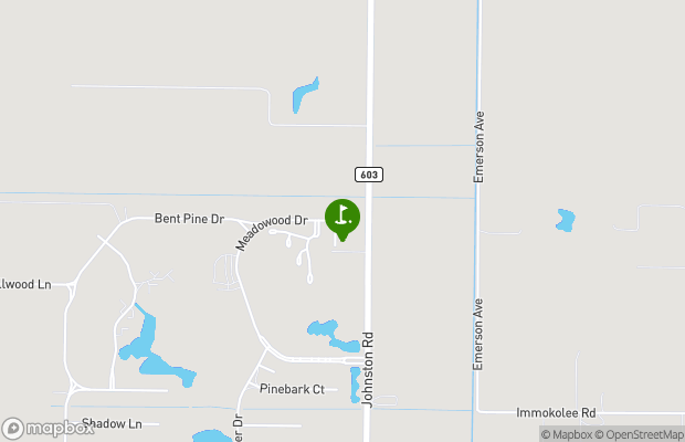 Meadowood Golf and Tennis Club map