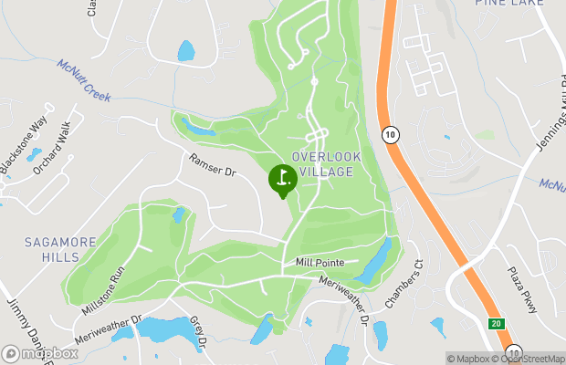 Jennings Mill Country Club map