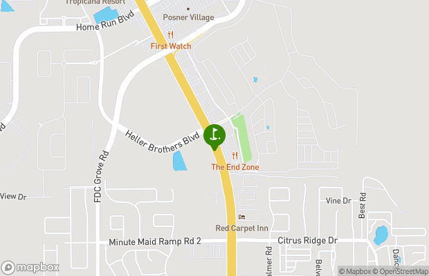 Deer Creek RV Golf Resort map