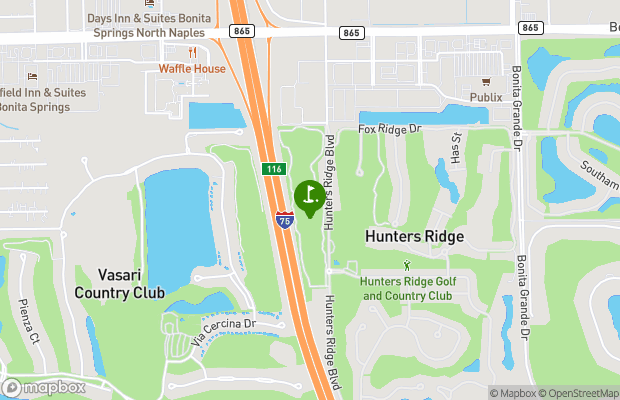 Hunters Ridge Country Club map