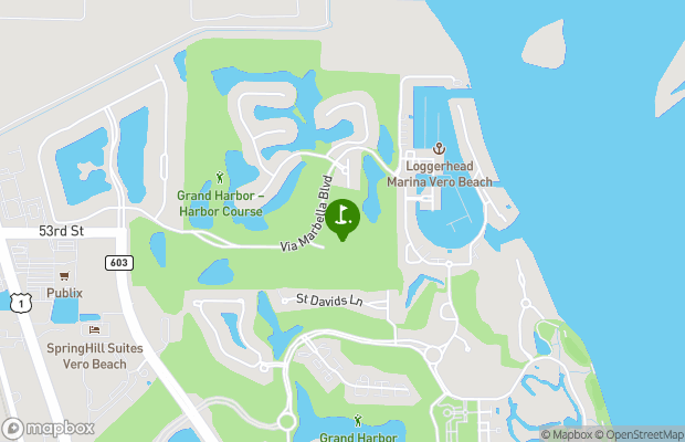 Grand Harbor Golf and Country Club map