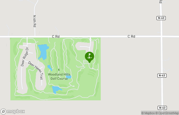 Woodland Hills Golf Course map