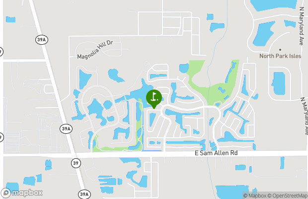 Golden Lakes Golf Course map