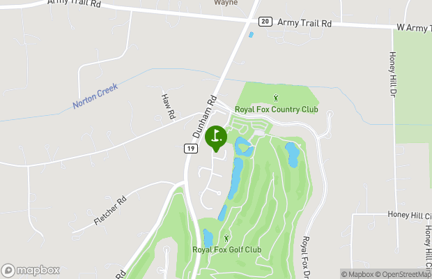 Royal Fox Country Club map