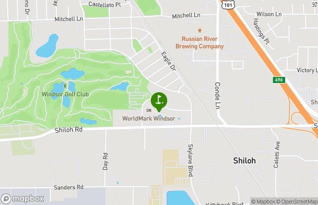 Windsor Golf Club map