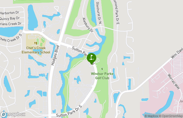 Windsor Parke Golf Club map