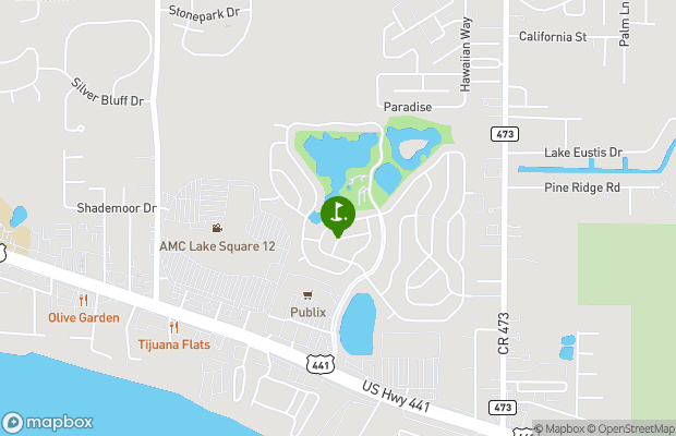 Lakes at Leesburg Golf Course map