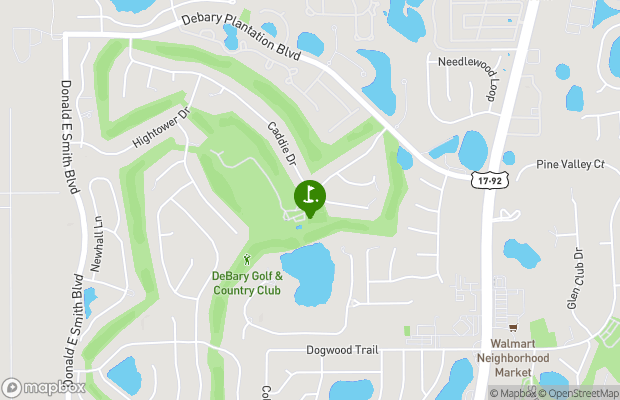 DeBary Golf and Country Club map