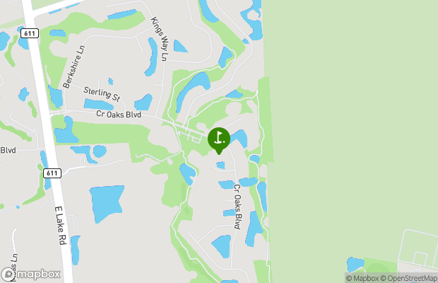Crescent Oaks Country Club map