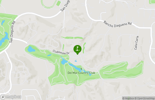Del Mar Country Club map