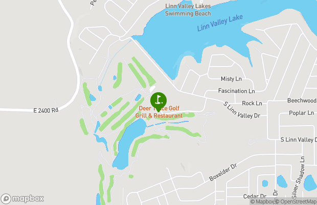Linn Valley Lakes - Deer Trace Golf Course map