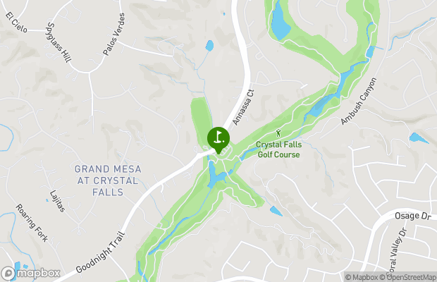 The Golf Club At Crystal Falls map