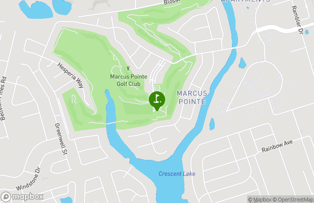 Marcus Pointe Golf Club map
