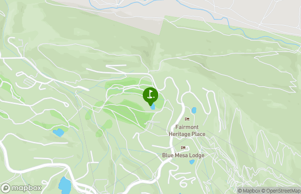 Telluride Mountain Village Golf Course map