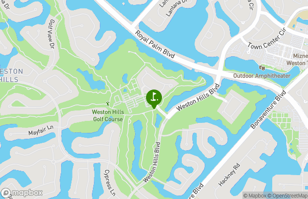 Weston Hills Country Club map