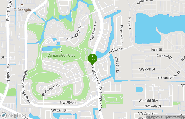 The Carolina Club map