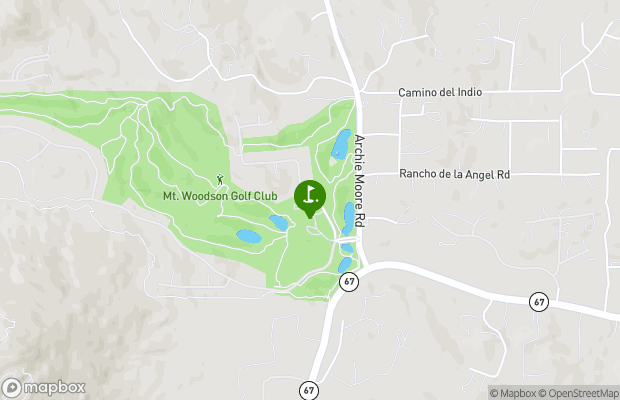 Mt. Woodson Golf Club map