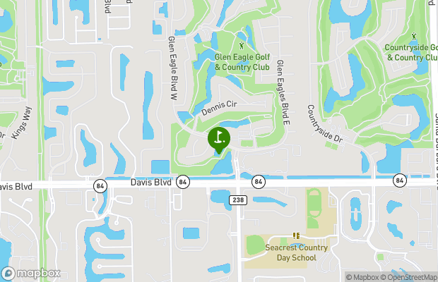 Glen Eagle Golf and Country Club map