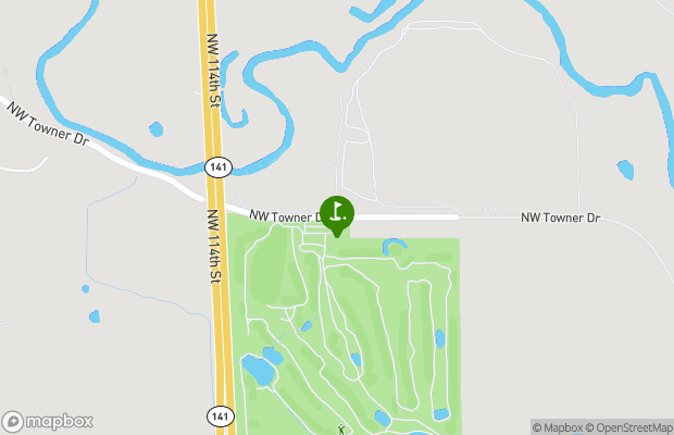 Beaver Creek Golf Course map