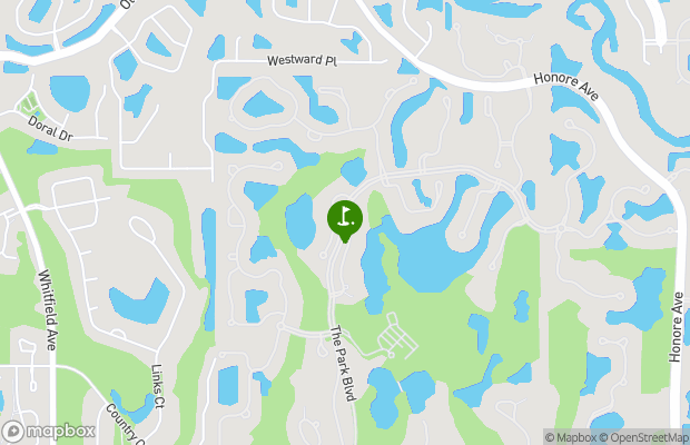 University Park Country Club map