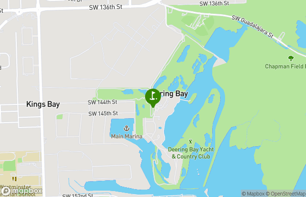 Deering Bay Yacht and Country Club map