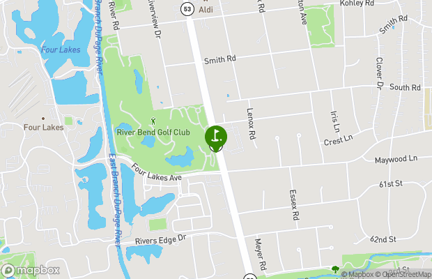 River Bend Golf Club map