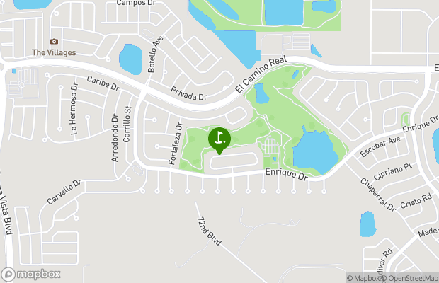 El Santiago Executive Golf Course map