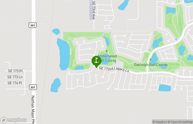 Amberwood Executive Golf Course map