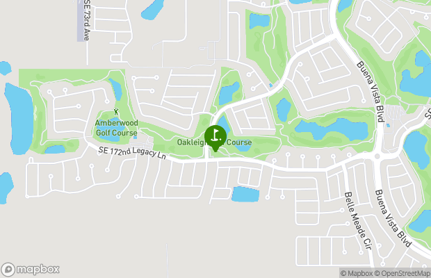 Oakleigh Executive Golf Course map