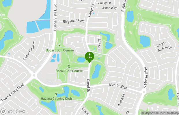 Bacall Executive Golf Course map