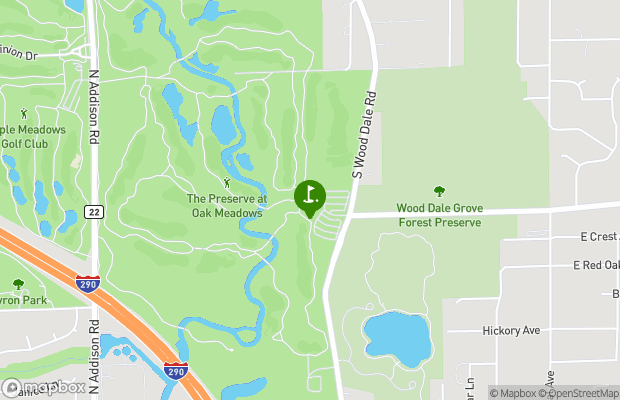 Oak Meadows Golf Club map