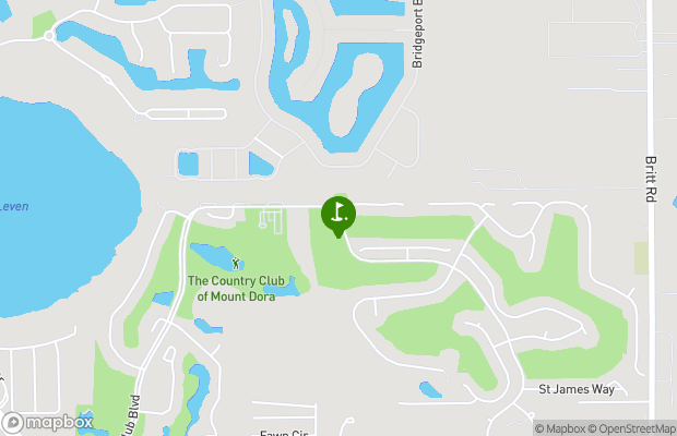 Country Club of Mount Dora map