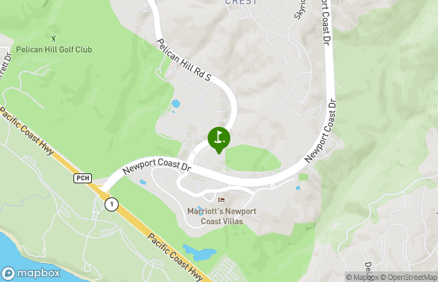 Pelican Hill Golf Club map