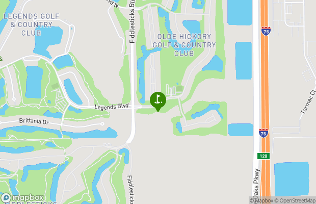 Olde Hickory Golf and Country Club map