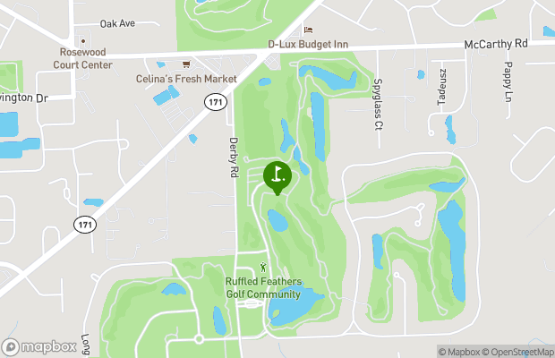 Ruffled Feathers Golf Club map