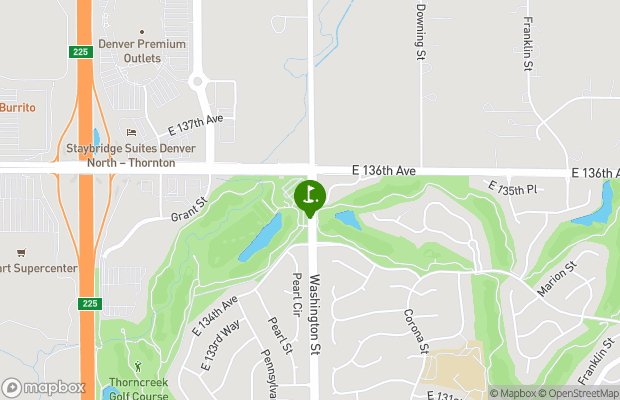 Thorncreek Golf Course map