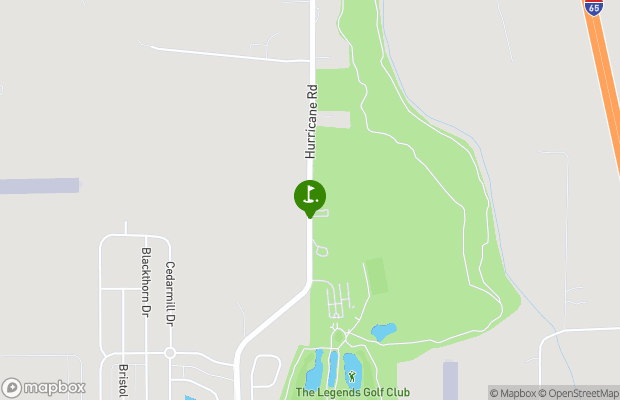 Legends of Indiana Golf Course map