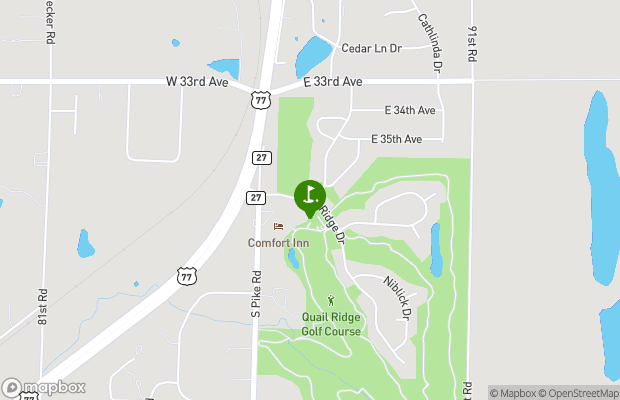 Quail Ridge Golf Course map