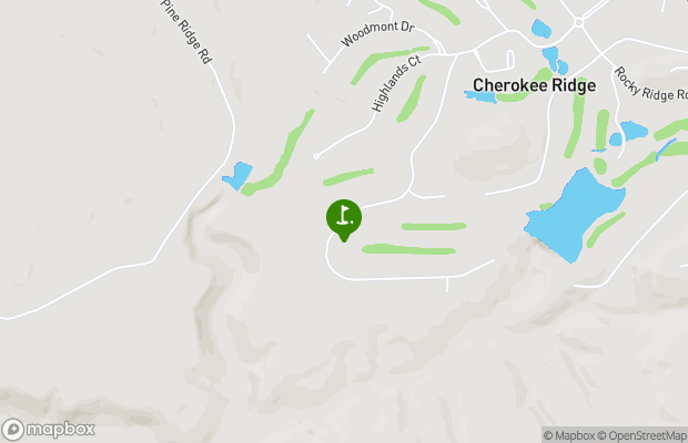Cherokee Ridge Country Club map