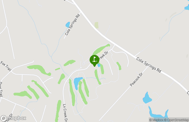 Lane Creek Golf Club map