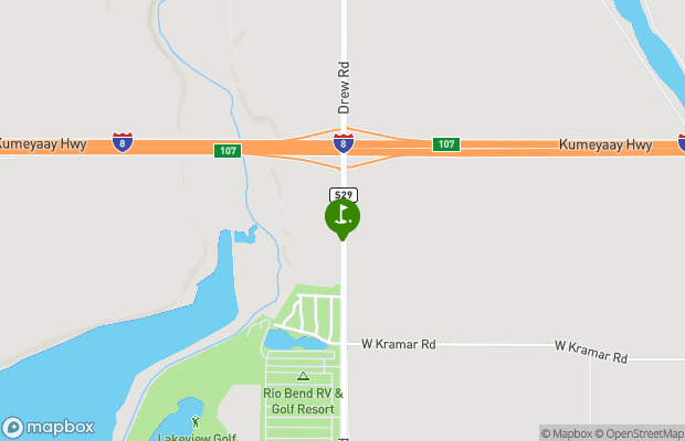 Rio Bend Golf and RV Resort map